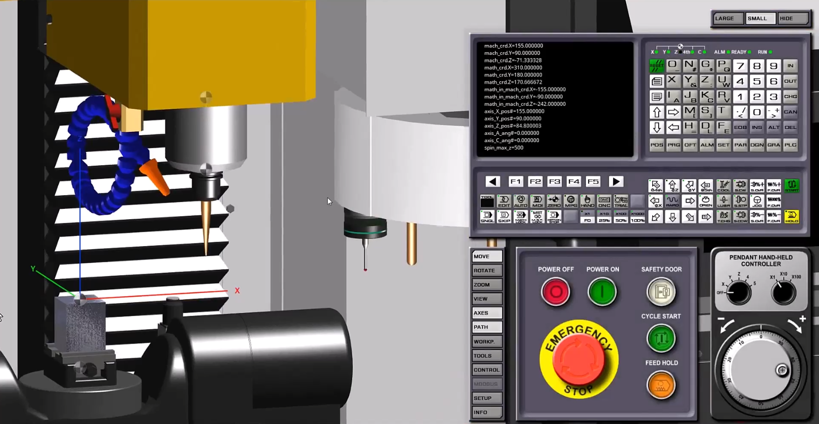 5-Axis CNC Machining Simulator screenshot 3
