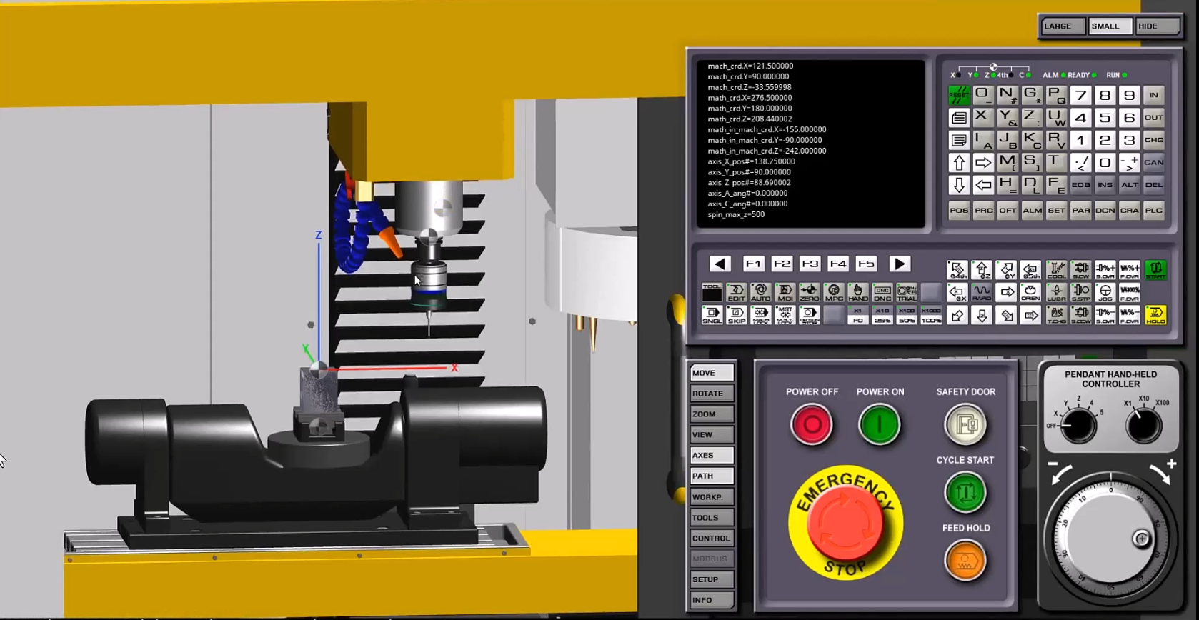 5-Axis CNC Machining Simulator screenshot 4