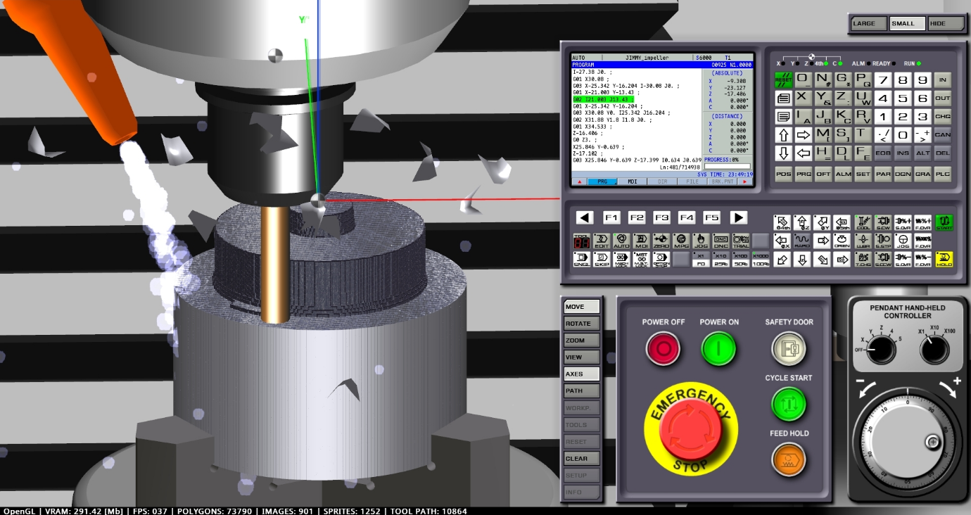 5-Axis CNC Machining Simulator screenshot 6