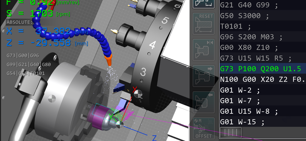 CNC Lathe Simulator
