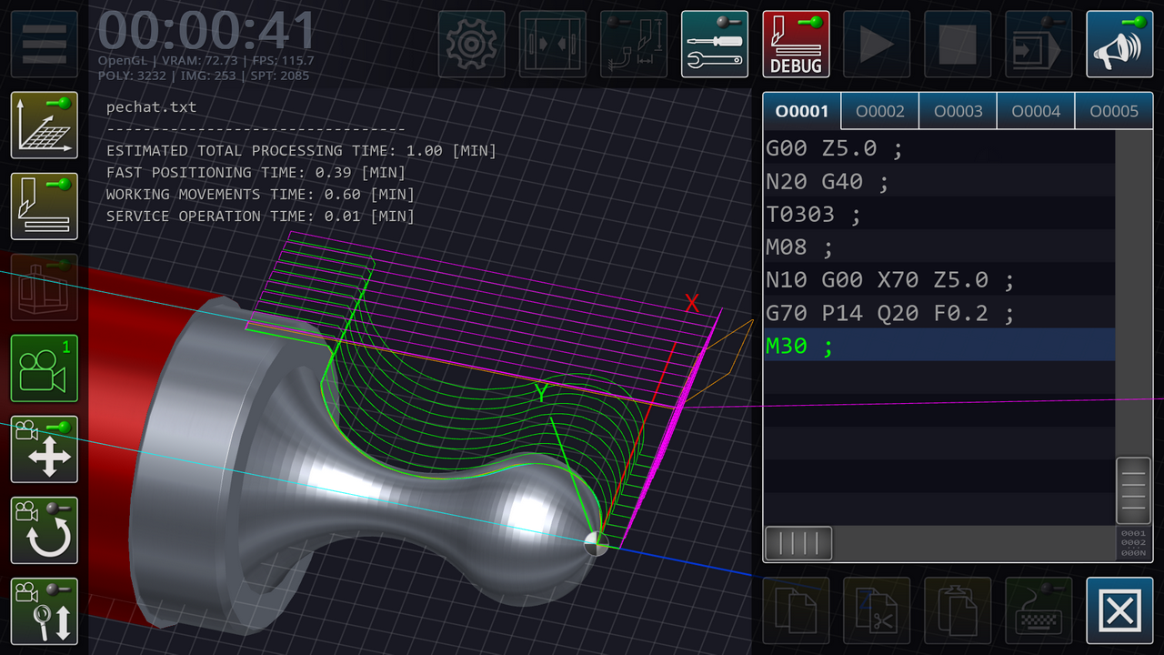CNC Lathe Simulator screenshot 3