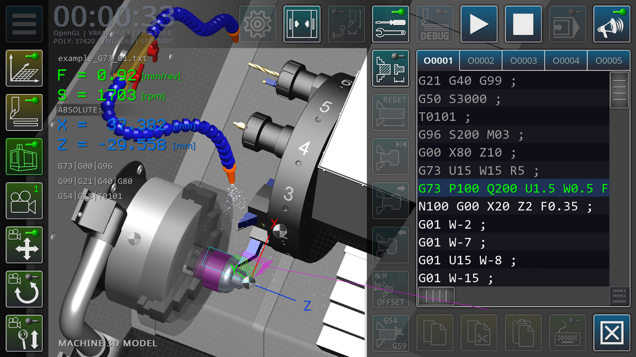 CNC Lathe Simulator screenshot 9