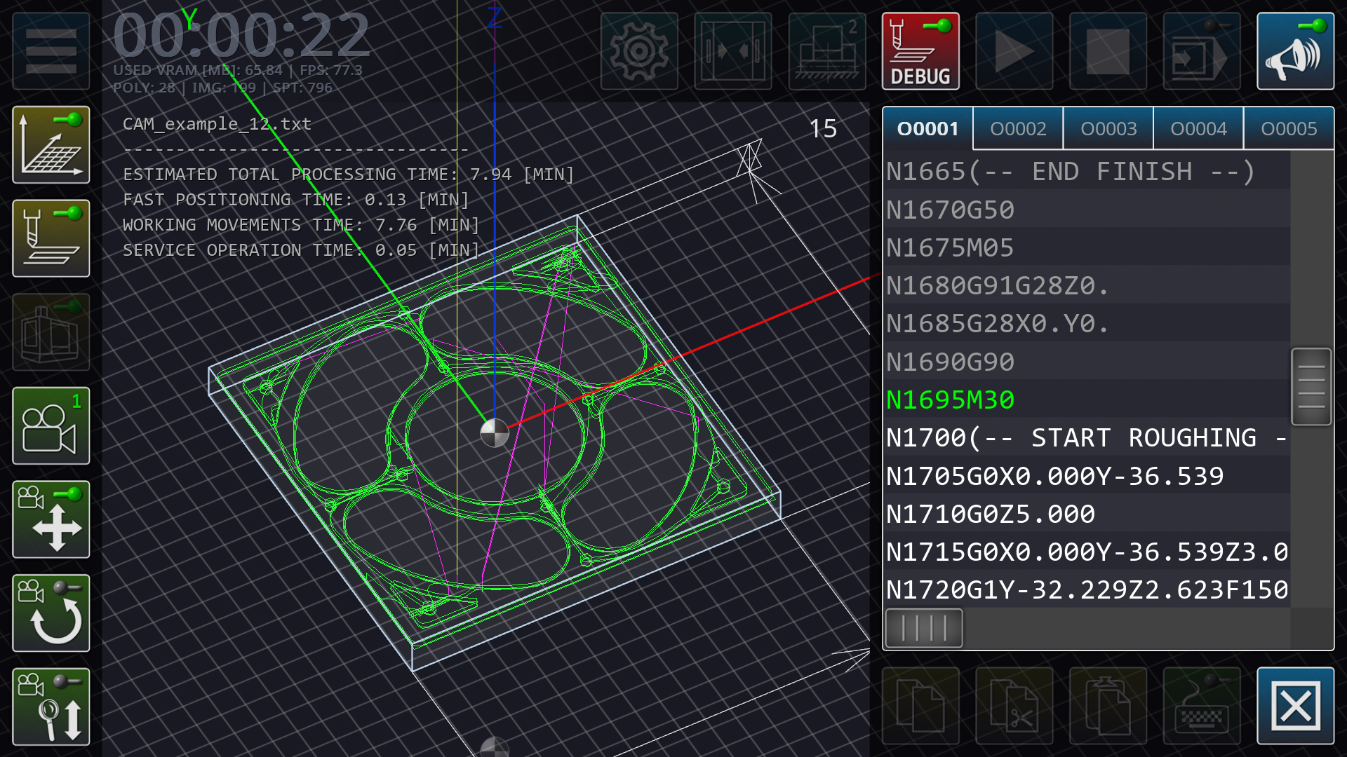 CNC Milling Simulator screenshot 3