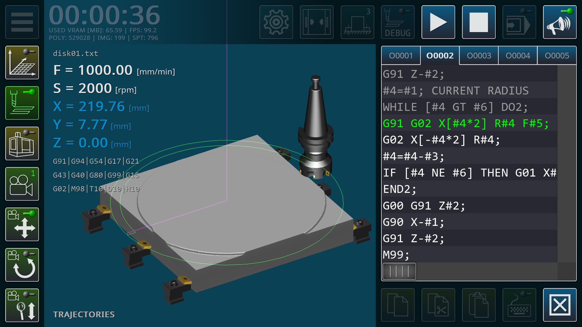 CNC Milling Simulator screenshot 5