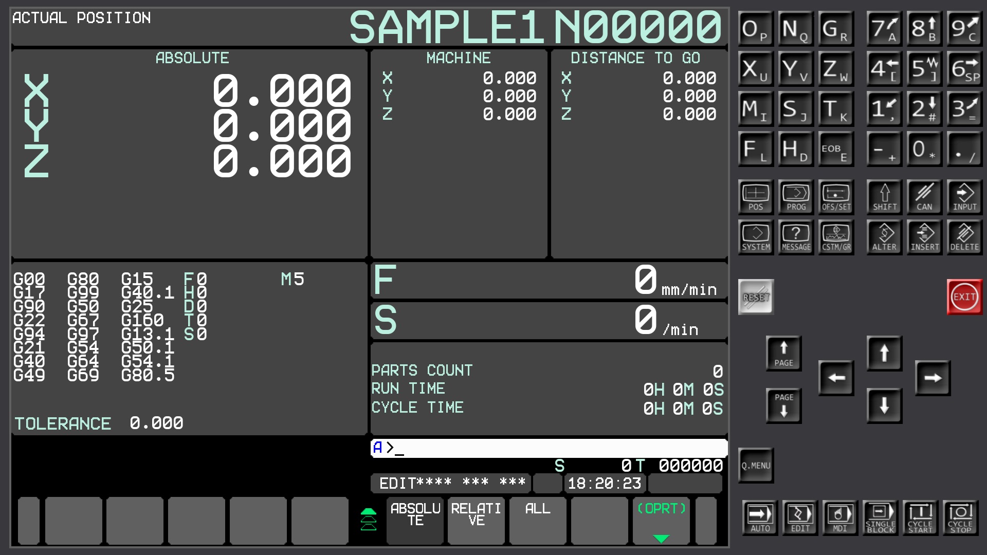 Fanuc 0i-MF Plus Simulator 2
