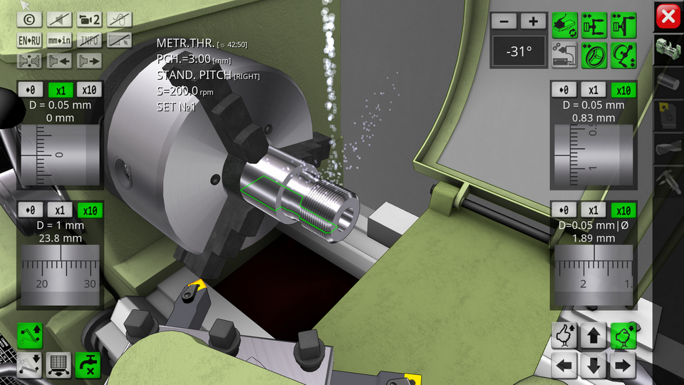 Lathe Machine Simulator screenshot 6