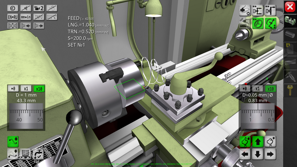 Lathe Machine Simulator screenshot 12